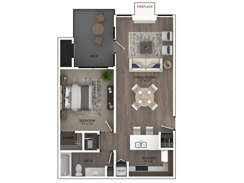 Blue Spruce 1 Bedroom